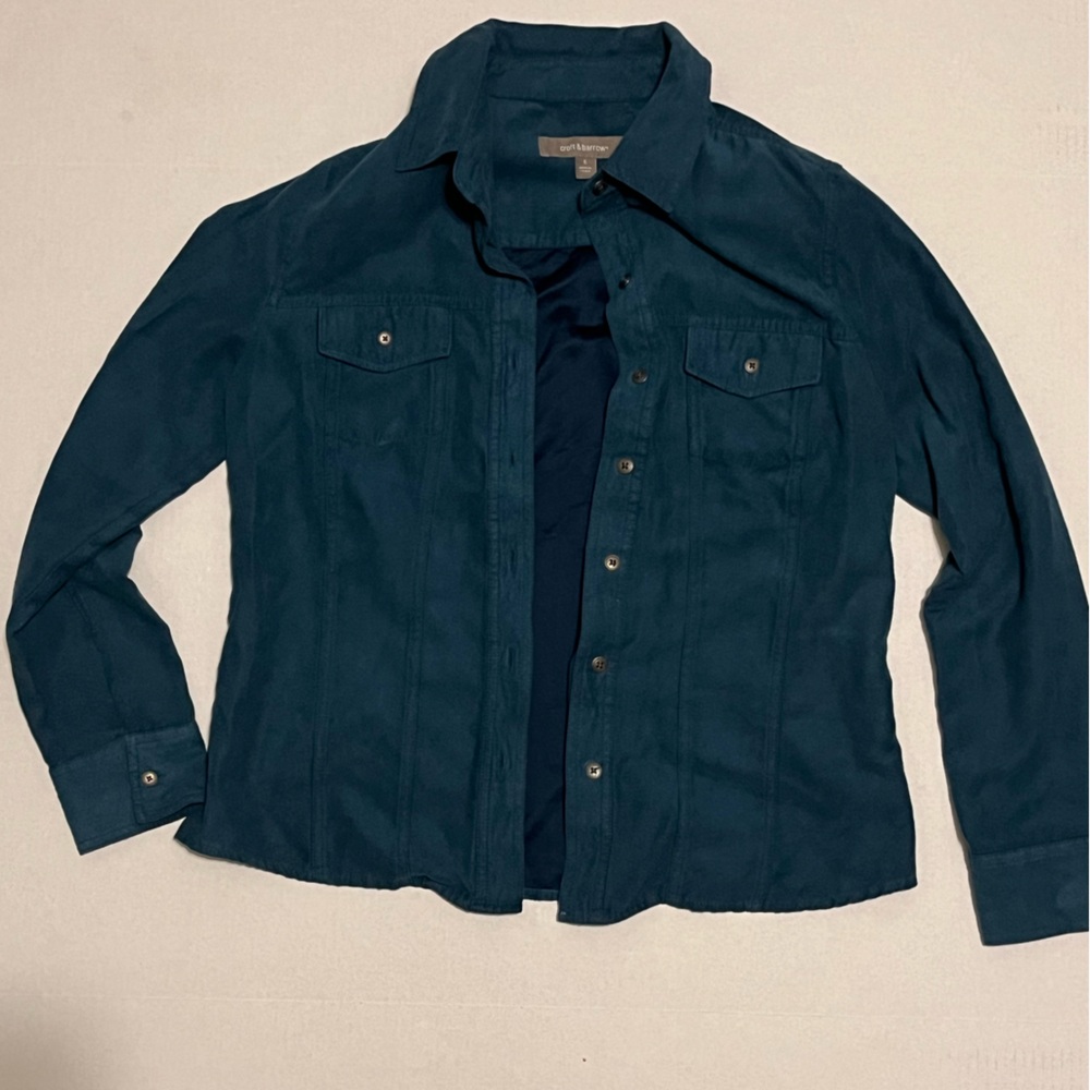 Croft & Barrow Soft Button Down Blouse